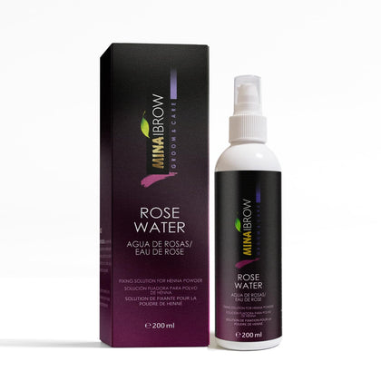 MinaiBrow Rose Water Facial Toner 200ml front view