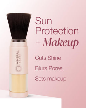 Mineral Fusion Brush-On Powder Sunscreen side view