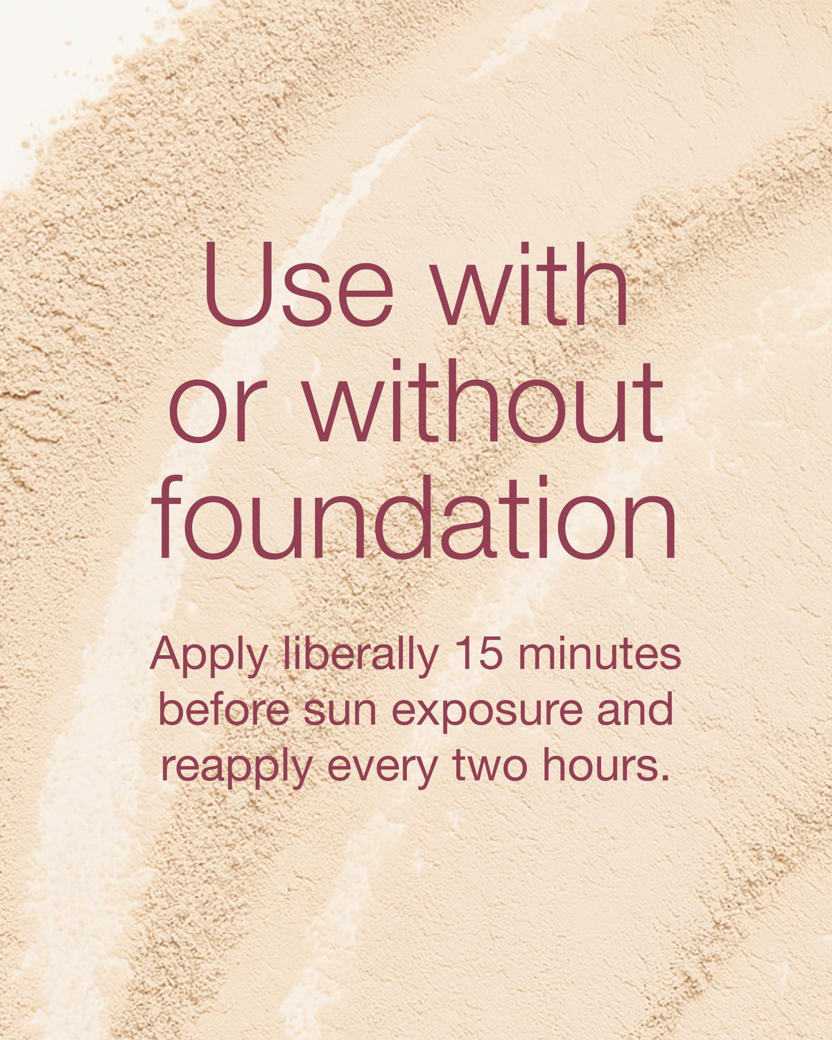 Mineral Fusion Brush-On Powder Sunscreen texture close-up