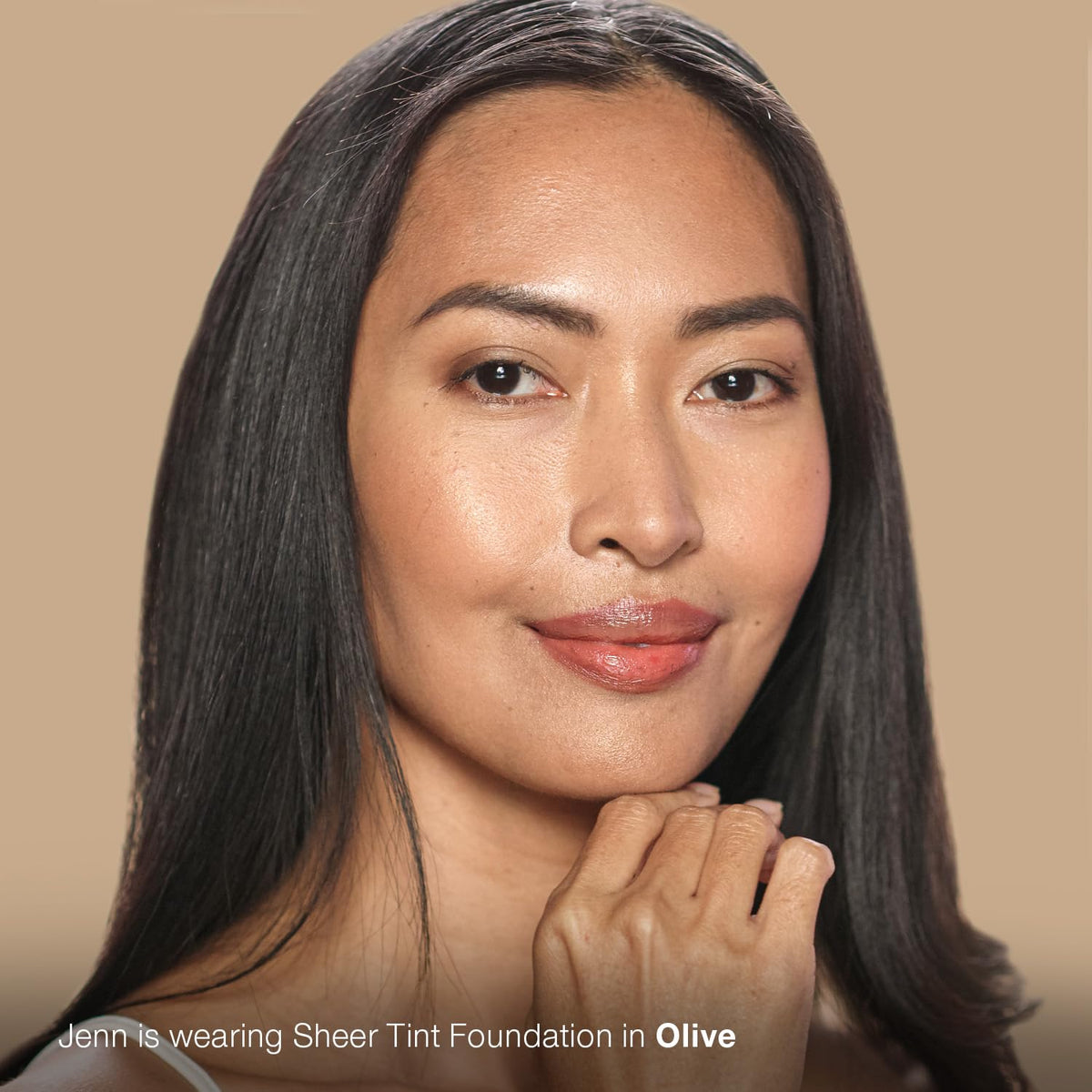 Mineral Fusion Sheer Tint Foundation Olive side view