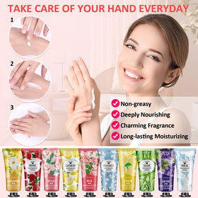 Mini hand creams from VESPRO in a travel-friendly size
