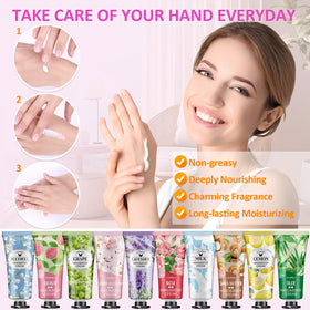Mini hand lotion from VESPRO in a travel bag