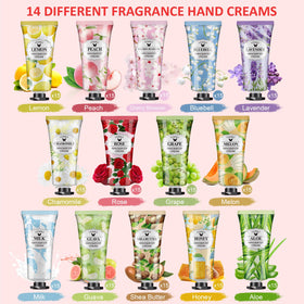 Mini hand lotions from VESPRO in a travel bag