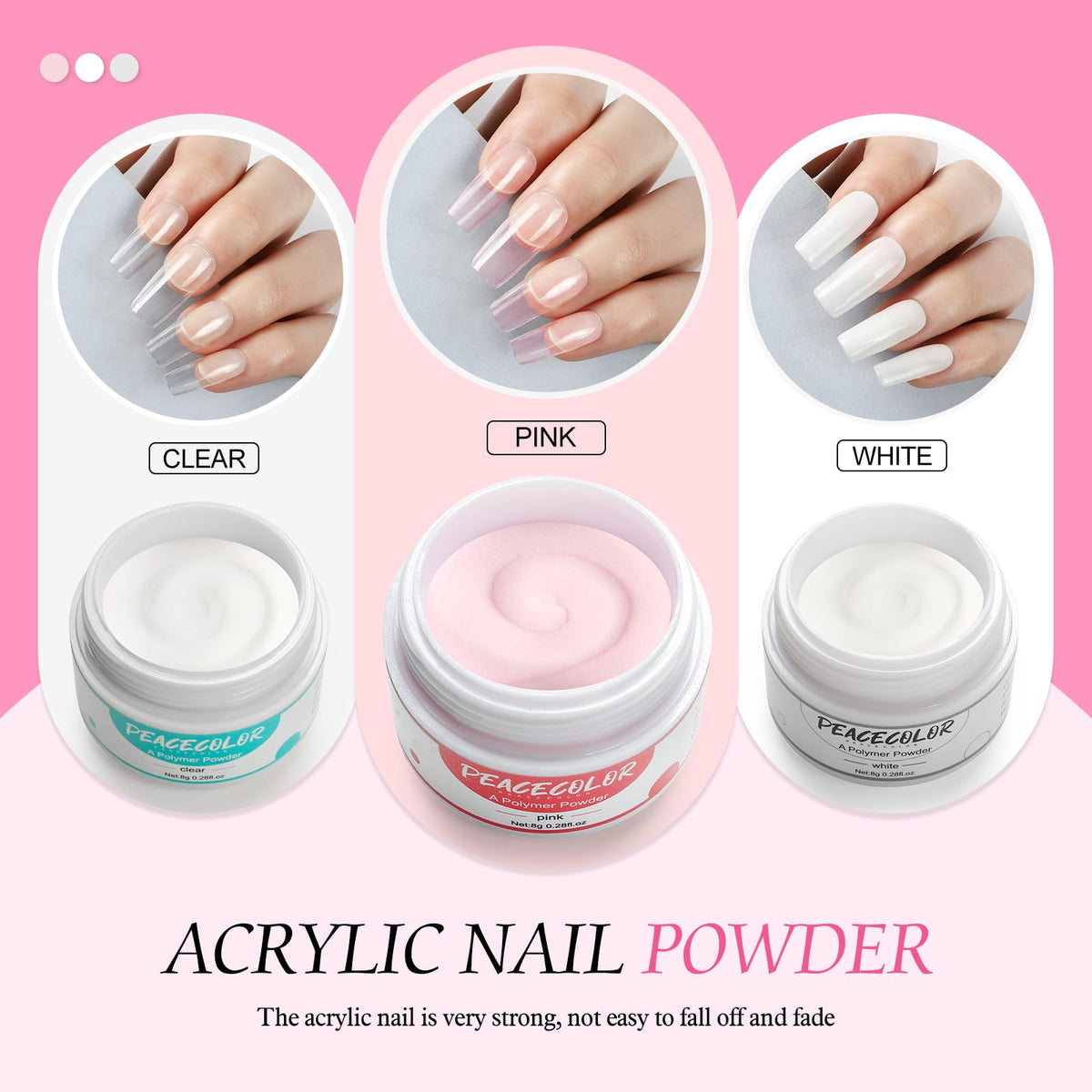 Mini UV lamp included in PEACECOLOR Nail Kit