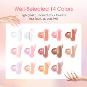Mini UV lamp included in ROSALIND Poly Nail Gel Kit