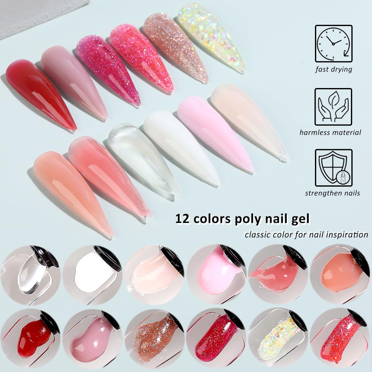 Mini UV/LED nail lamp included in Fcozpjk kit