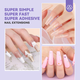 Mini UV nail light from SAVILAND gel nail extension kit