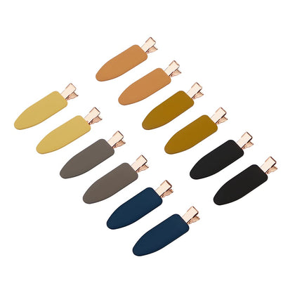 minihope No Bend Hair Clips 12 pieces in rose gold and Morandi colour