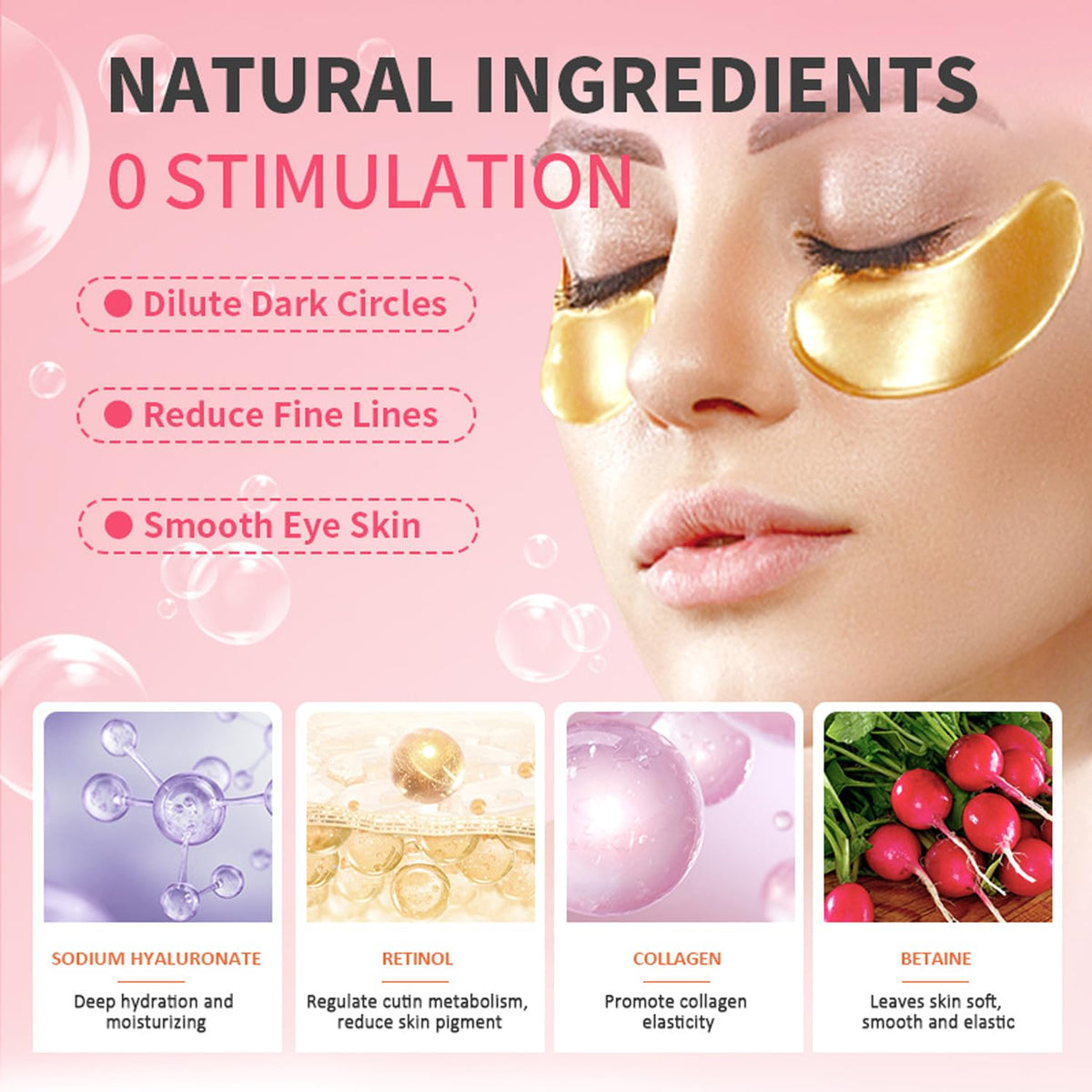 Miniling lip masks in use on a model