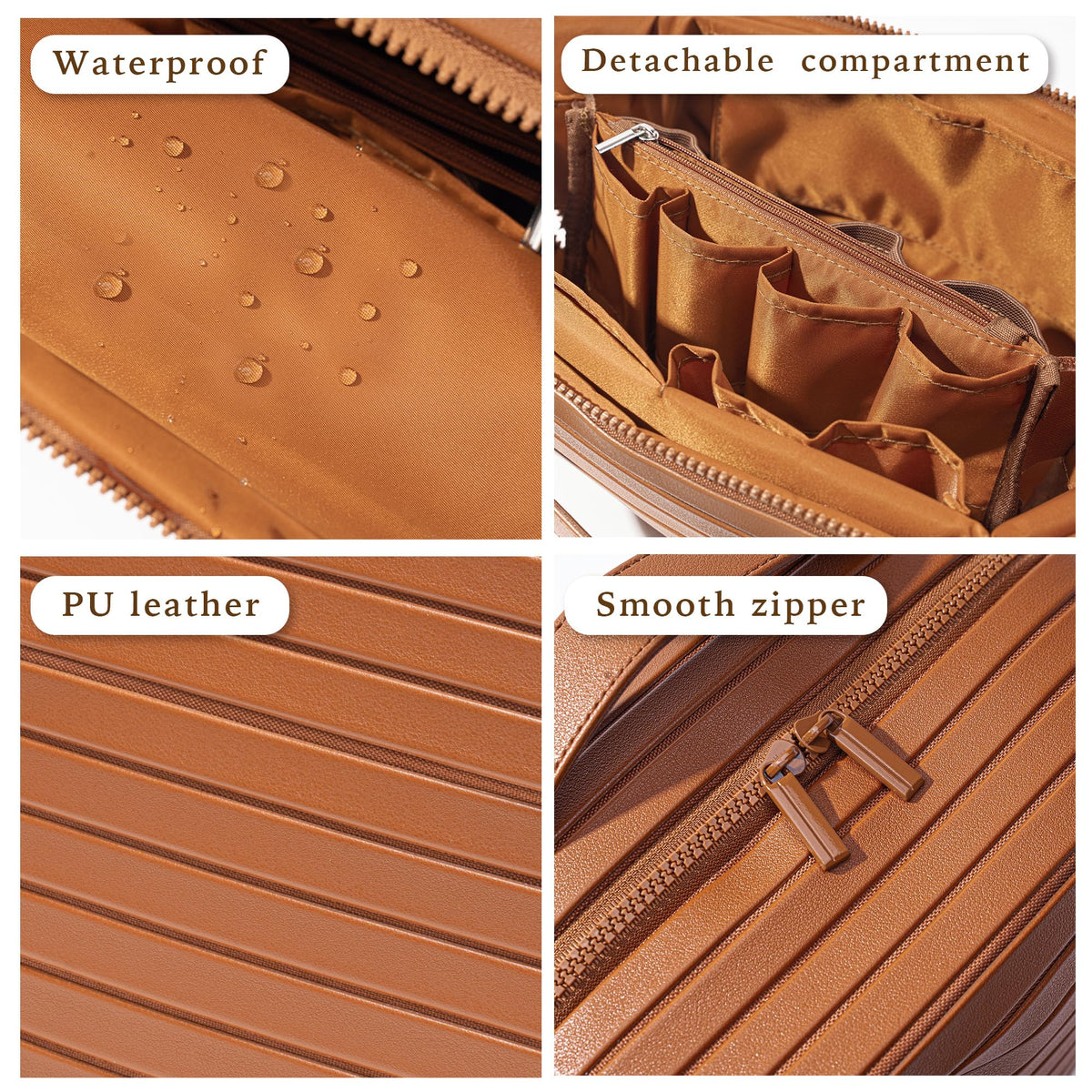 Minoisome Travel Makeup Bag in lifestyle setting