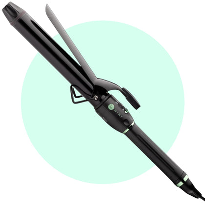 MINT Professional Extra Long 1.25 Inch Ceramic Curling Iron front view