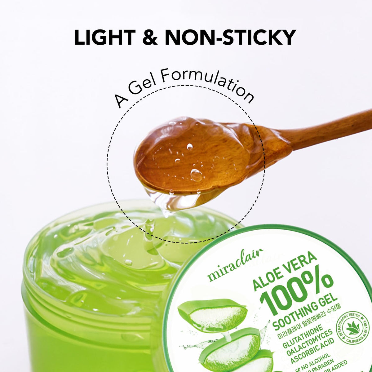 MIRACLAIR Aloe Vera Gel 3-pack display