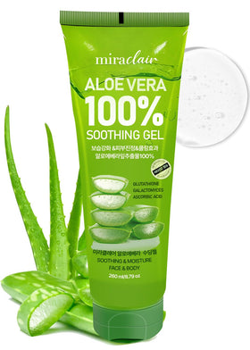MIRACLAIR Aloe Vera Gel front view in 8.79 oz container