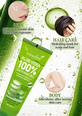 MIRACLAIR Aloe Vera Gel texture close-up