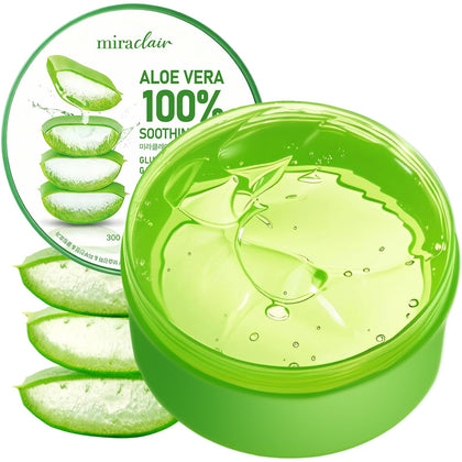 MIRACLAIR Pure Aloe Vera Gel 10.1 Fl Oz front view