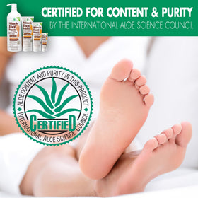 Miracle of Aloe Aloe Vera Lotion and Foot Cream Combo packaging