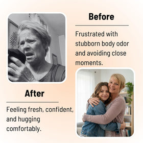 Mirai Persimmon Soap being used in a hand wash