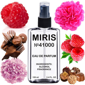 MIRIS Eau de Parfum 100 ml front view with floral design