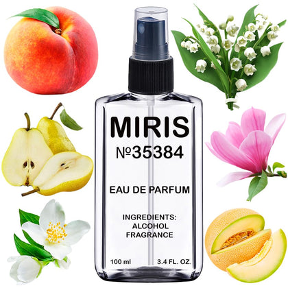MIRIS Eau de Parfum 100 ml front view with floral design