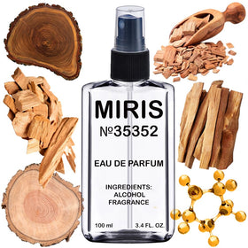 MIRIS Eau de Parfum 100ml front view in recyclable bottle