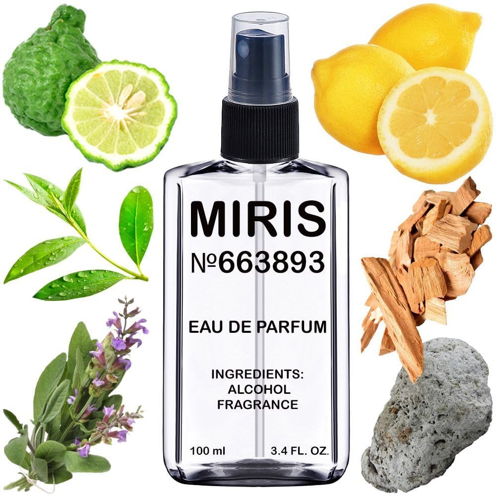 MIRIS Eau de Parfum 100ml front view in recyclable bottle