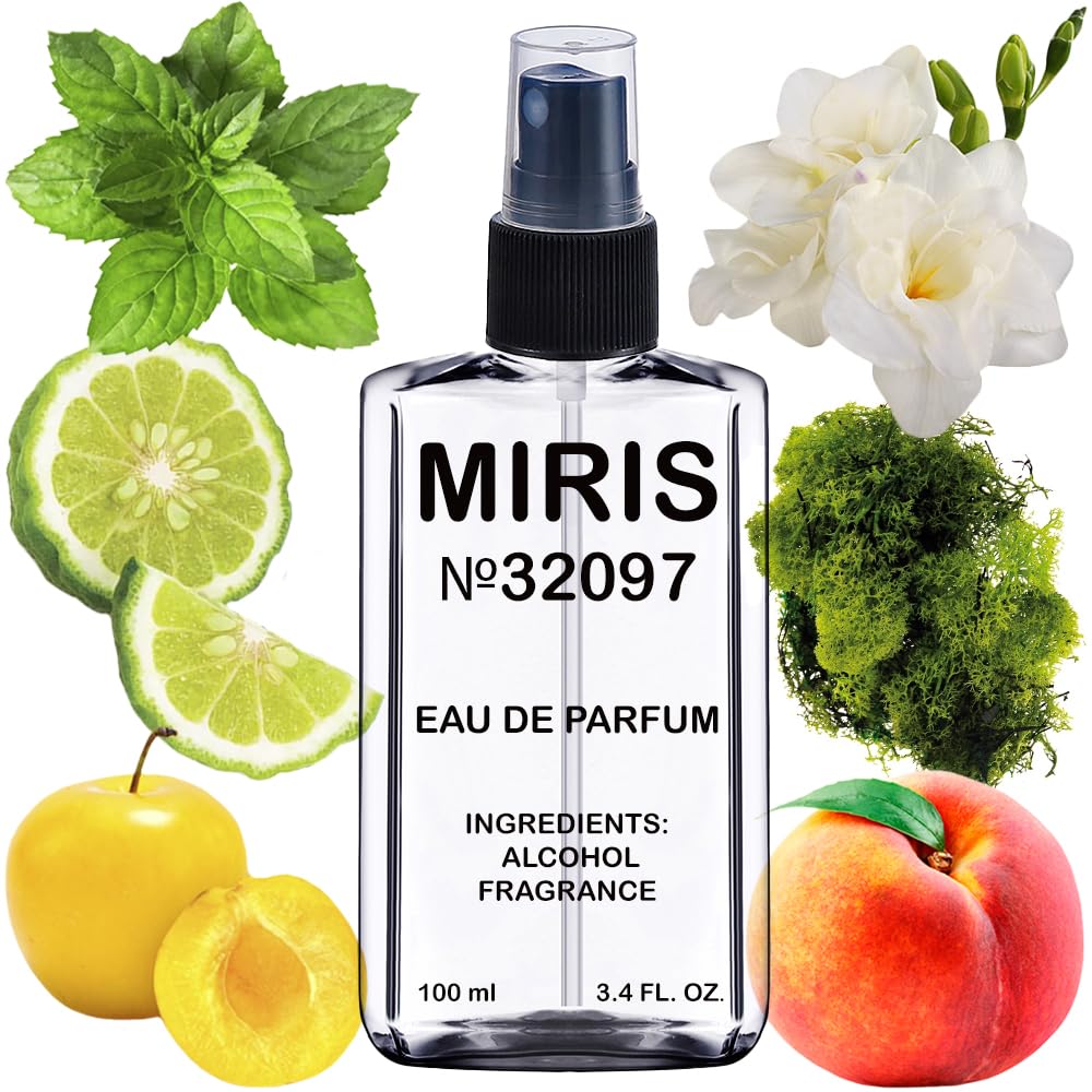 MIRIS Eau de Parfum 100ml front view in recyclable bottle