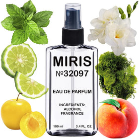 MIRIS Eau de Parfum 100ml front view in recyclable bottle