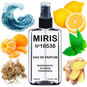 MIRIS Eau de Parfum 100ml front view with citrus theme