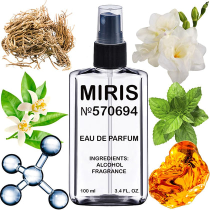 MIRIS Eau de Parfum 100ml front view with clear bottle