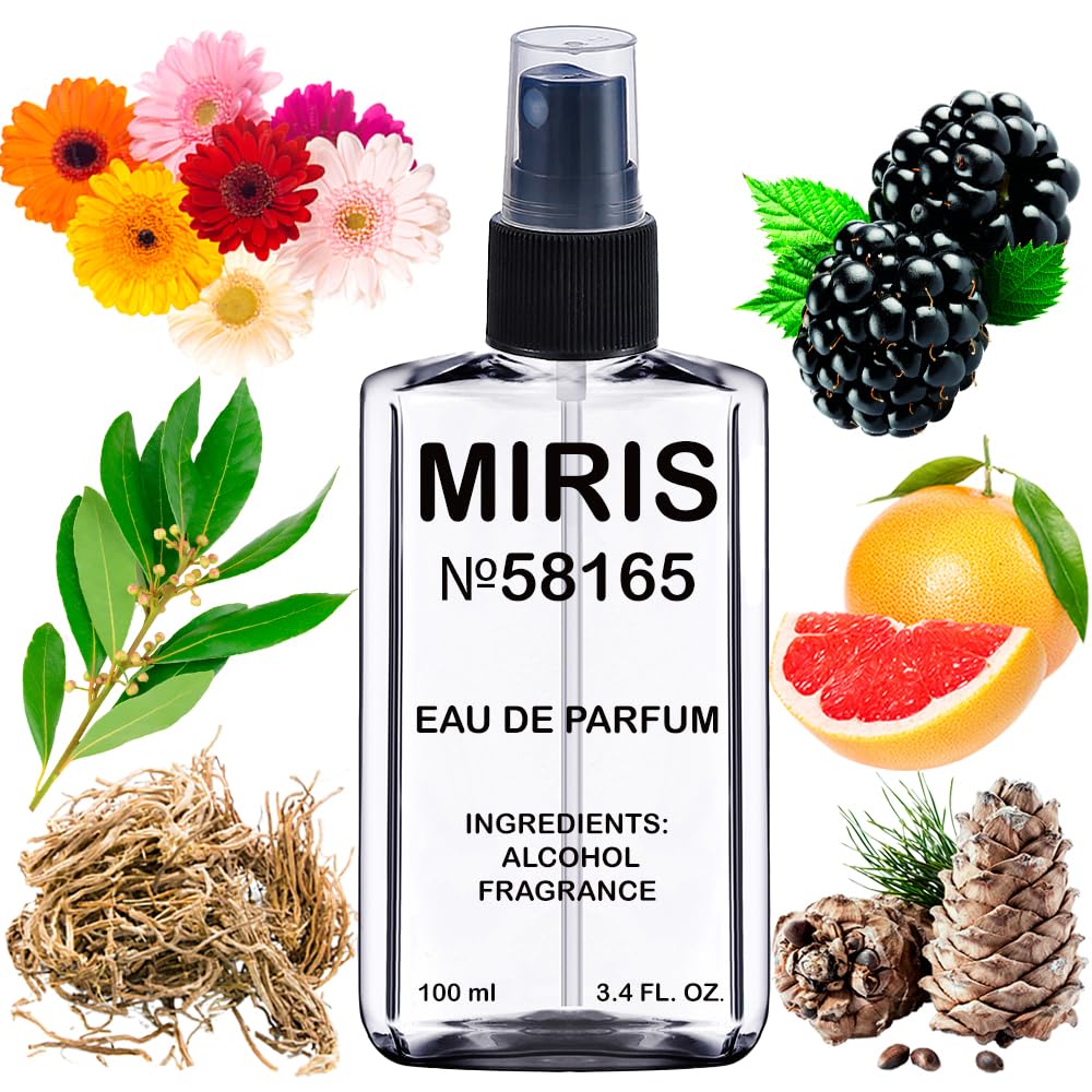 MIRIS Eau de Parfum 100ml front view with floral design