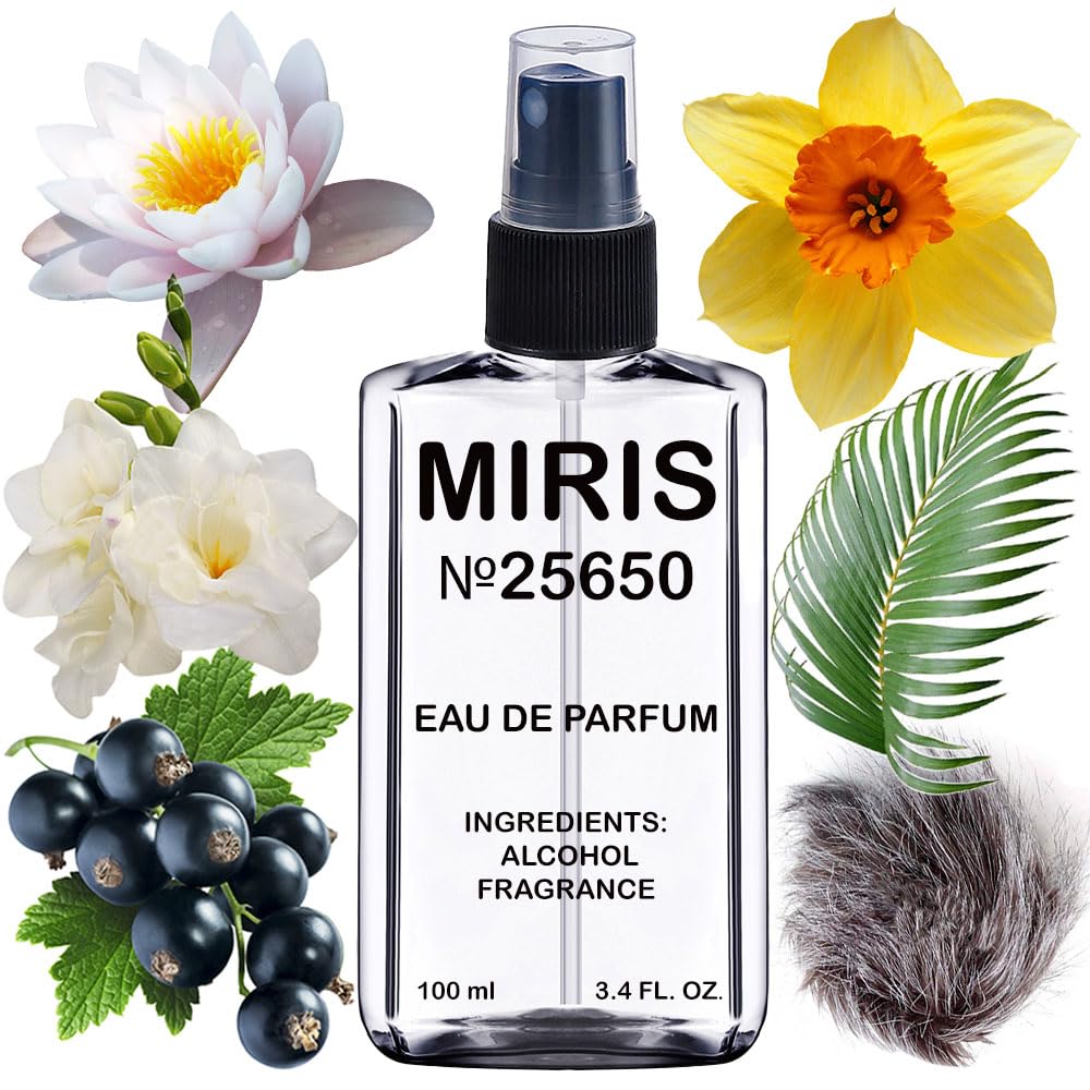 MIRIS Eau de Parfum 100ml front view with floral design