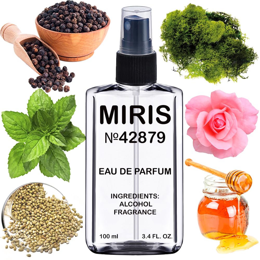MIRIS Eau de Parfum 100ml front view with floral design