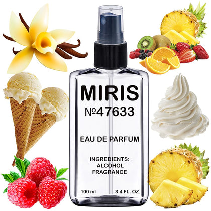 MIRIS Eau de Parfum 100ml front view with floral design