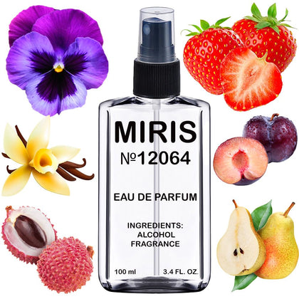 MIRIS Eau de Parfum 100ml front view with floral design