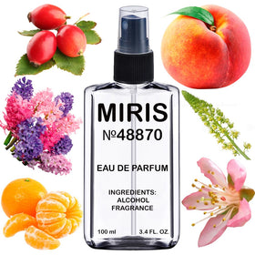 MIRIS Eau de Parfum 100ml front view with floral design