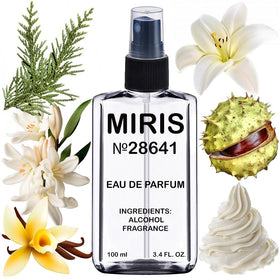 MIRIS Eau de Parfum 100ml front view with floral design