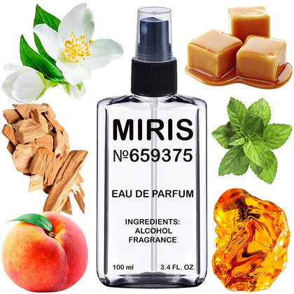 MIRIS Eau de Parfum 100ml front view with floral design