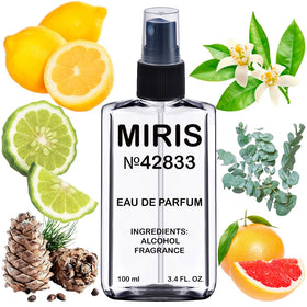 MIRIS Eau de Parfum 100ml front view with floral design