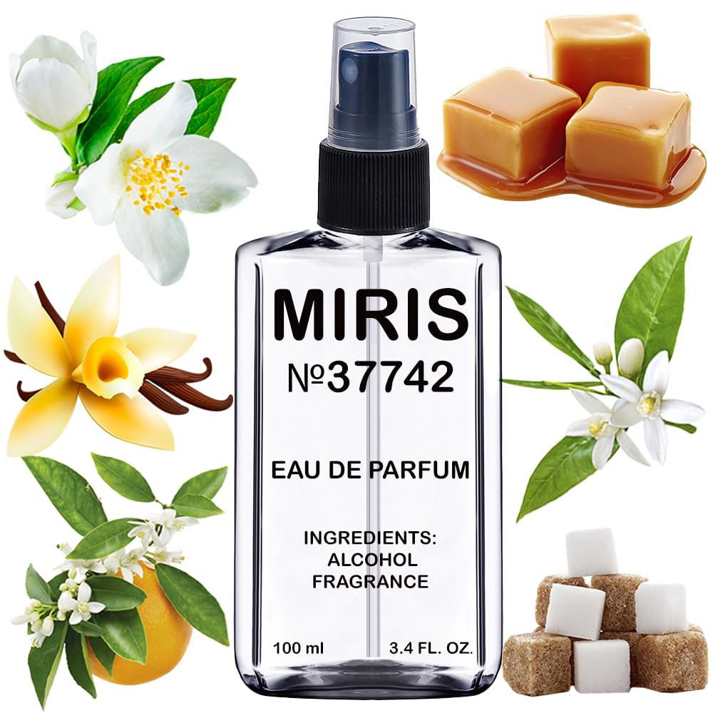 MIRIS Eau de Parfum 100ml front view with floral design