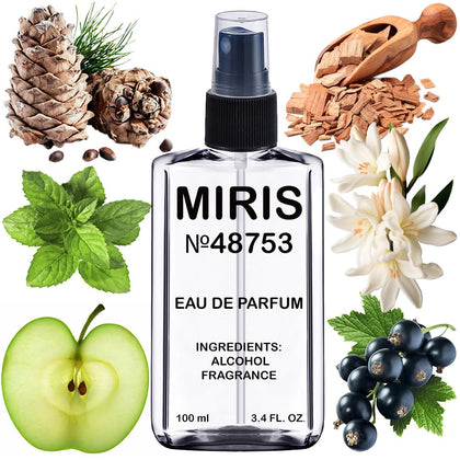 MIRIS Eau de Parfum 100ml front view with floral design
