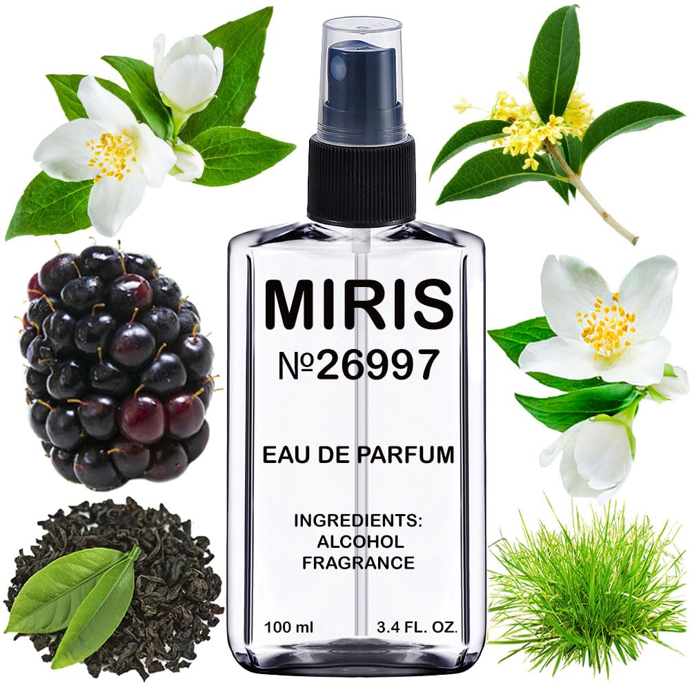 MIRIS Eau de Parfum 100ml front view with floral design
