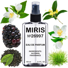 MIRIS Eau de Parfum 100ml front view with floral design