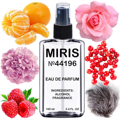 MIRIS Eau de Parfum 100ml front view with floral design