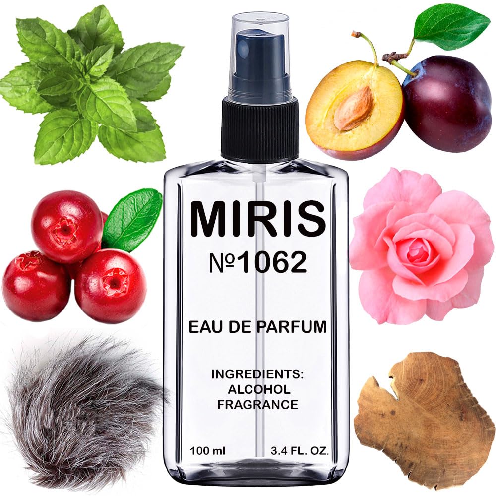 MIRIS Eau de Parfum 100ml front view with floral design