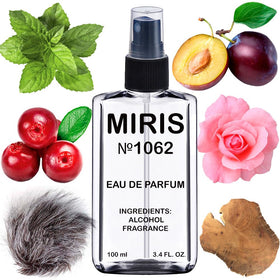 MIRIS Eau de Parfum 100ml front view with floral design
