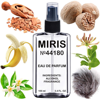 MIRIS Eau de Parfum 100ml front view with floral design