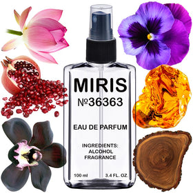 MIRIS Eau de Parfum 100ml front view with floral design