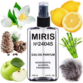 MIRIS Eau de Parfum 100ml front view with floral design