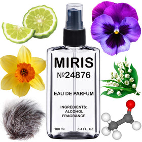 MIRIS Eau de Parfum 100ml front view with floral design