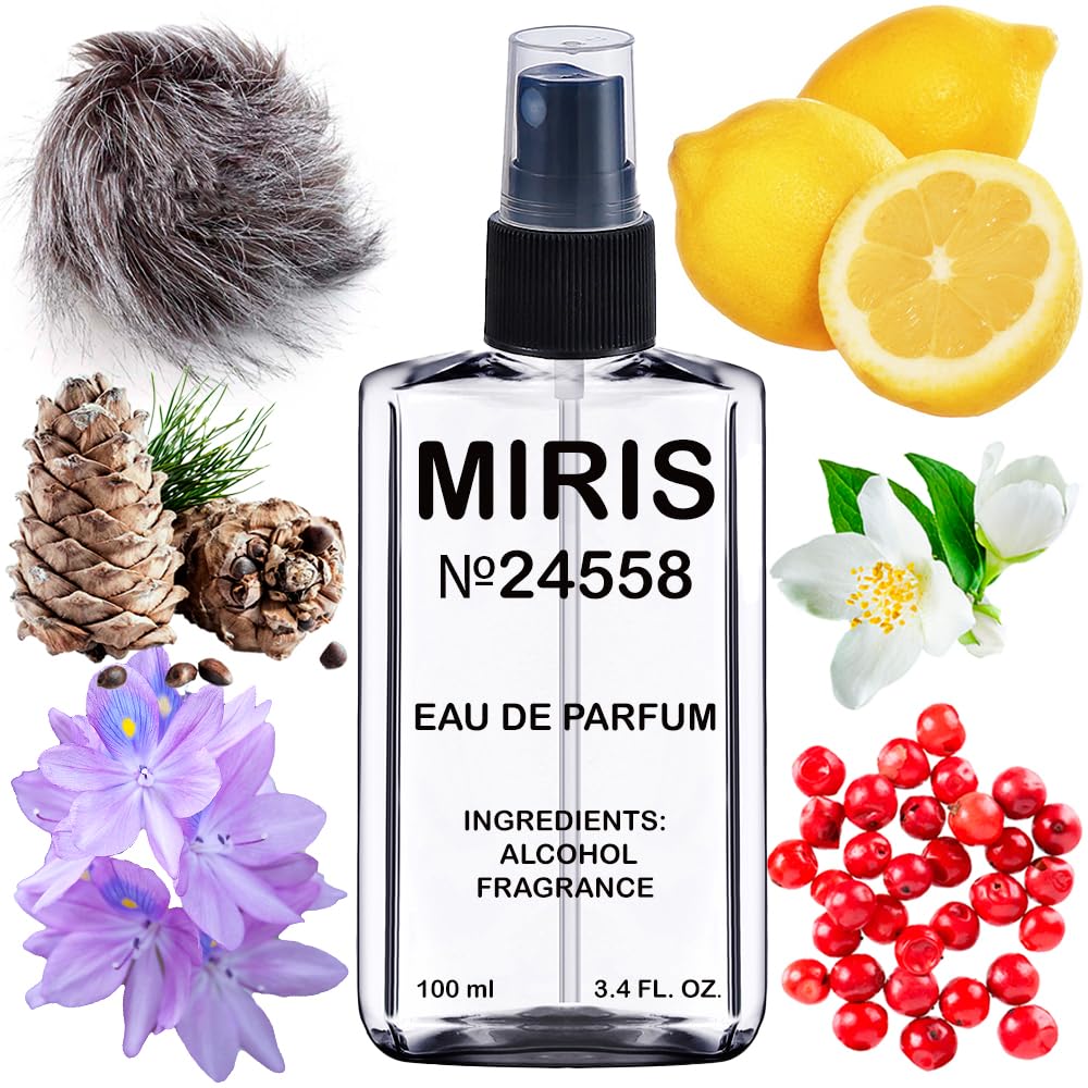MIRIS Eau de Parfum 100ml front view with floral design